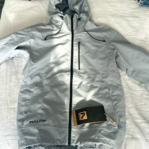 Flylow ski jacket size Medium. Knight Jacket, color moon, inseam regular